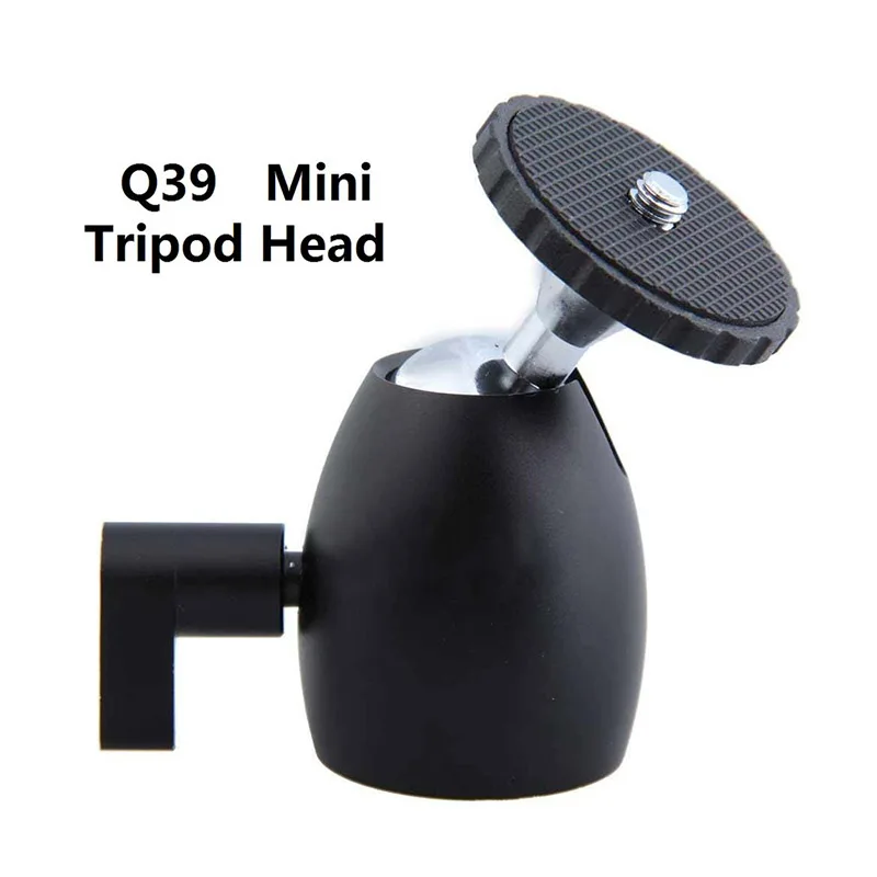 

Mini Ball Head Tripod Head DSLR DV Camera 360 Swivel Ballhead 1/4" Screw Mount Stand DU55