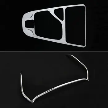 

Car Interior Dashboard Air Condition Panel Frame Cover + Center Console Panel Cover Decors Sticker Fit For Jeep Cherokee 14-15