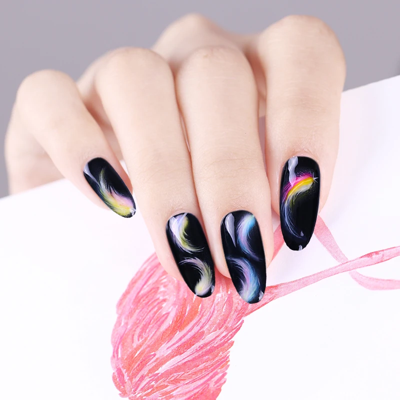 BORN PRETTY White Clear Blossom Gel Polish Soak Off Long Lasting DIY Nail Art Design Blossom Flowers UV Gel Varnish Lacquer 10ml