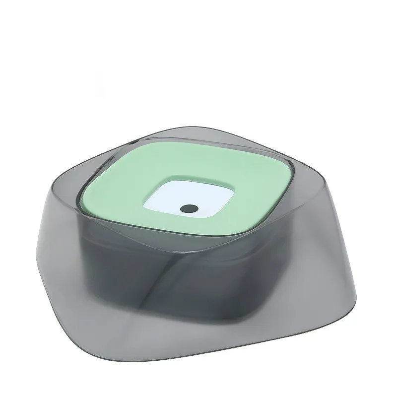 

1.4L Pet Dog Floating Bowl Portable Non-wet Mouth Water Dispenser with Floating Disk Dog Feeding Water for Small and Large Breed