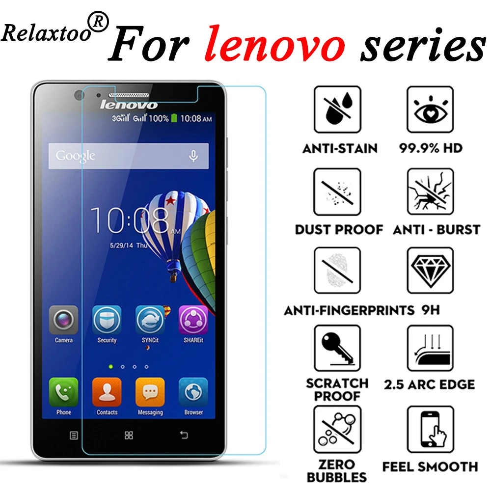 Для lenovo a536 стекло для lenovo a536 a7010 a5000 a2010 a319 a1000 a606 a7000 a516 a806 защитный защитное стекло на закаленная экранная пленка