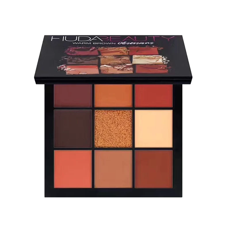 Новинка Huda beauty Ruby Obsessions палитра теней для век Палитра матовая Мерцающая ню макияж дымчатый блеск Тени для век Пудра