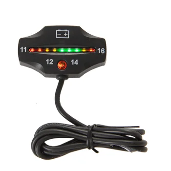 

Battery Gauge LED Battery VOLT Meter 12V Battery Indicator FOR Auto Motorcycle ATV Tractor Trolling Motor RL-BI006 Free shipping