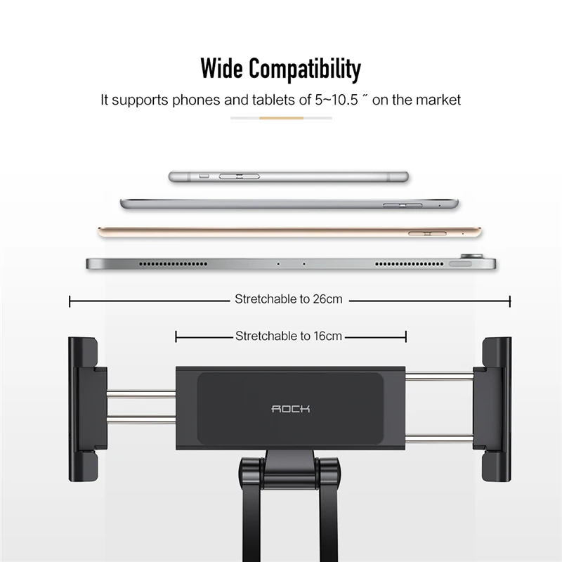 Рок 360 градусов Волшебные Tablet держатель телефона для iPad 2/3/4 2018 Air Mini Pro iPhone