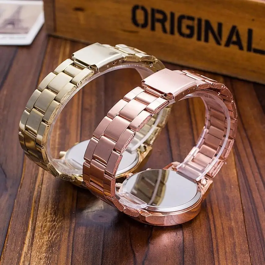 Timezone#401 Новые Модные Классические кварцевые женские часы с искусственным хронографом, женские наручные часы с кристаллами