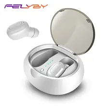 Беспроводная гарнитура Bluetooth, невидимая мини-гарнитура для занятий спортом и бега