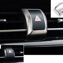 ABS хромированная крышка переключателя опасности 1 шт. детали с металлическим покрытием обшитая обшивка для Тойота C-HR CHR