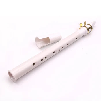 

White Pocket Sax Mini Portable Saxophone Little Saxophone With Carrying Bag Woodwind Instrument
