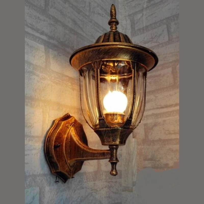 simple European style hotel lamps retro corridor lamp balcony wall lamp