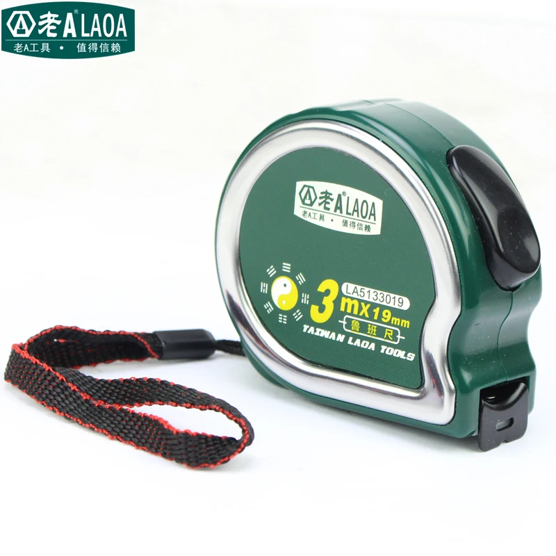 

Laoa 3M/5M/7.5M Wear Resistance Steel Metric And Inch Measuring Retractable Tape Geomancy  Tapes  Mesure Ruler 5M For Close Body