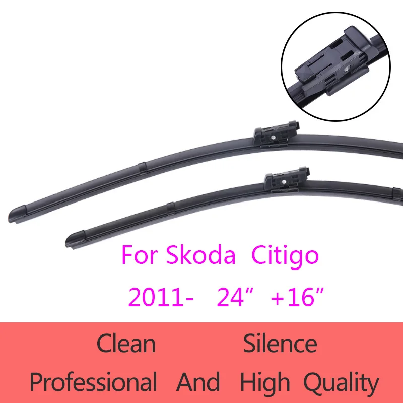 High Quality Windshield Wiper Blades for Skoda Citigo 2011 present 24