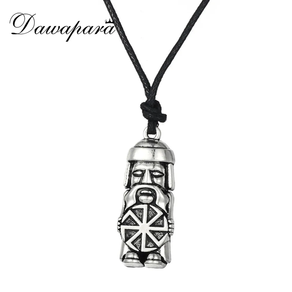 

Dawapara Slavic Soldier Kolovrat Amulet and Talisman Pendant Necklaces Slavonic Greybeard Charms Jewelry for Men Christmas Gift