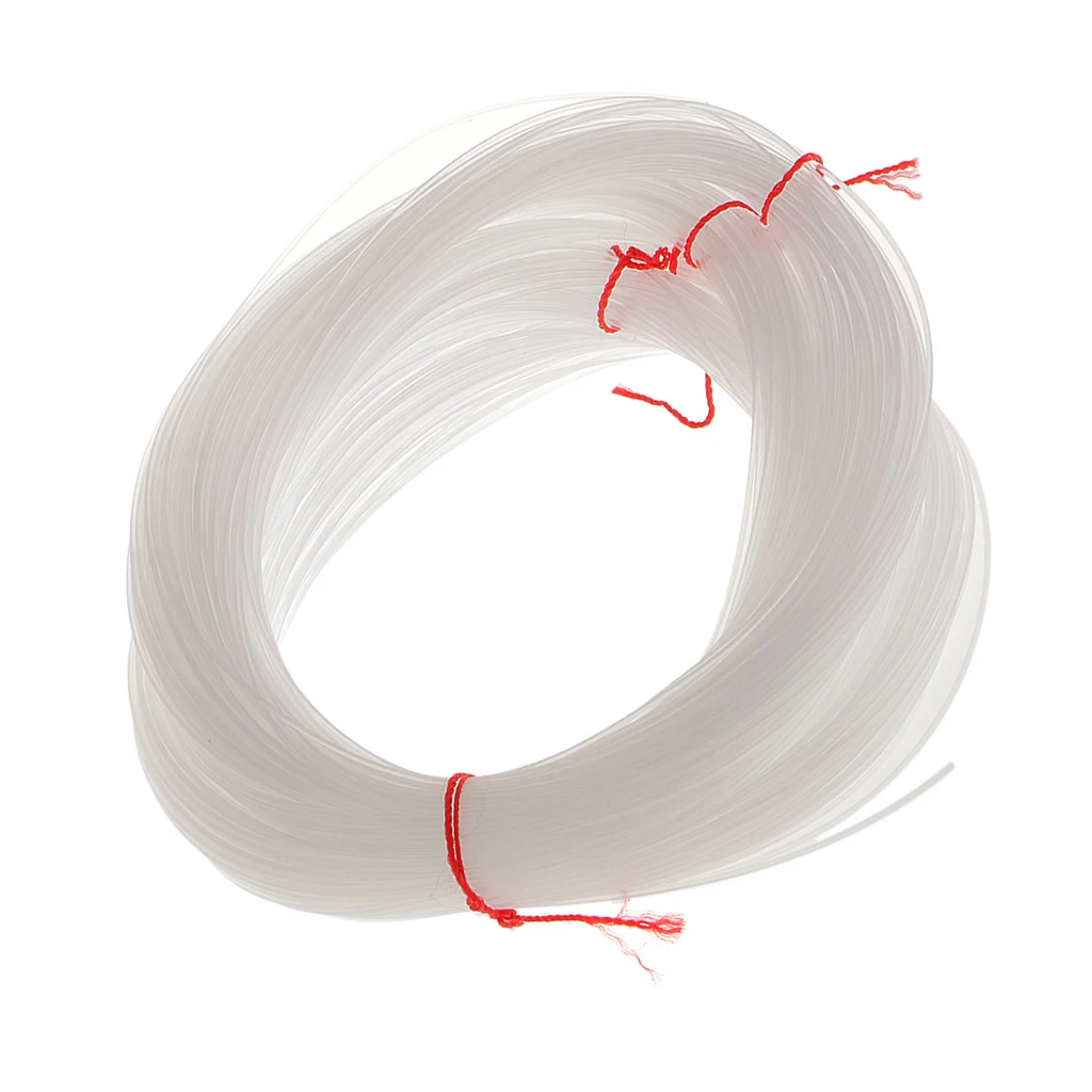 328ft Clear Nylon String Thread Fishing Line Low Stretch for Casting Fishing Hook Tying Monofilament fishline for Carp fishing