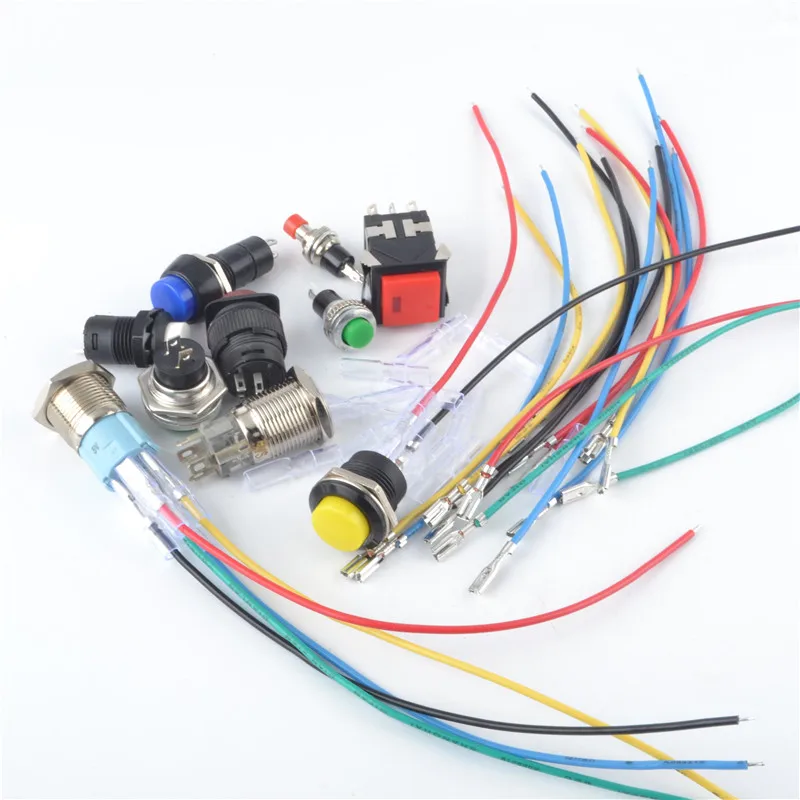 

20pcs cable connector for Push Button Switch Metal Swtiches wire terminal
