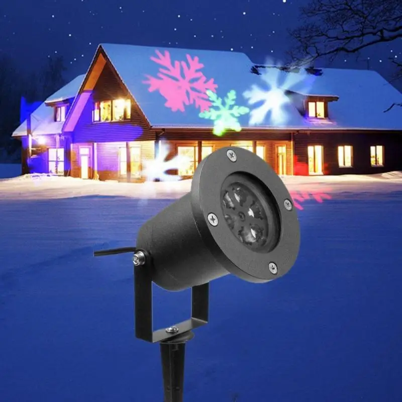 

1pc Outdoor Waterproof Moving Projector Laser LED Garden Christmas Light Stage Light Christmas Wedding Party Spotlight Show #A30