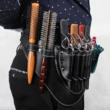 Pouch font b Case b font with Waist Shoulder Belt Holster Scissors Clips Combs PU Leather