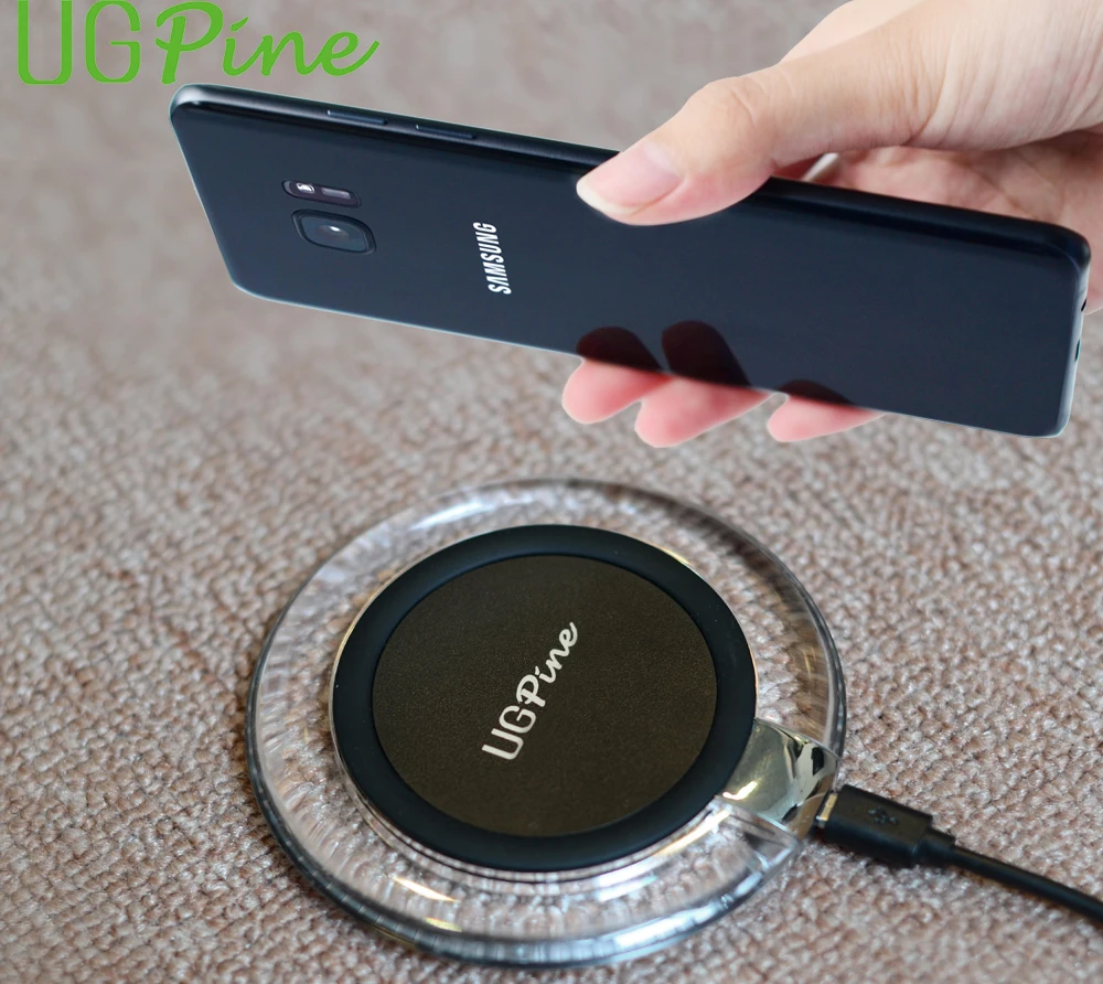 Buy UGpine Qi Wireless Charger,Wireless Charging Adapter for Samsung Galaxy S7