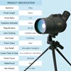 SVBONY 25-75x70 Spotting Scope SV41 Monocular Telescope Refraction Zoom Hunting Optics BAK4 Prism Long Range Waterproof w/Tripod ► Photo 2/6