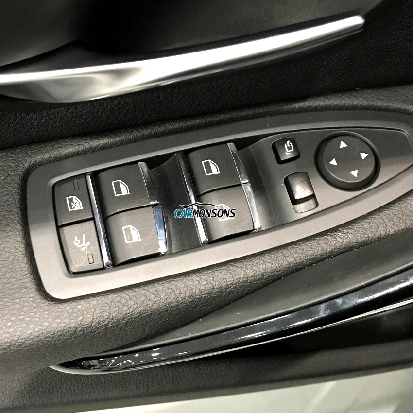 Окна дверные Лифт наклейки для кнопок Накладка аксессуары Пульт дистанционного управления для BMW 1 2 3 4 5 7 серия X1 X3 X4 F20 F22 F30 F32 F10 F01 E84 F25 F26