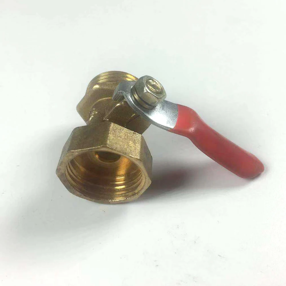 1/2 &quotBSP Female x 1/2&quot BSP Male Thread 1/4 1/4&quot двусторонний латунный шаровой клапан для масла