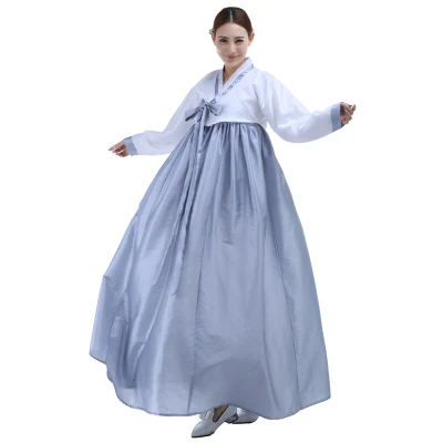 Японский юката хаори женский корейский танцевальный костюм миноритарное корейское представление костюмы ханбок традиционный суд платье - Цвет: 2 without underskirt