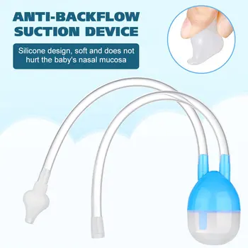 

Nasal Mucus Nasal Aspirator Ill Safe Nose Cleaner Safety Soft Convenient Pink/Blue Nasal Snot