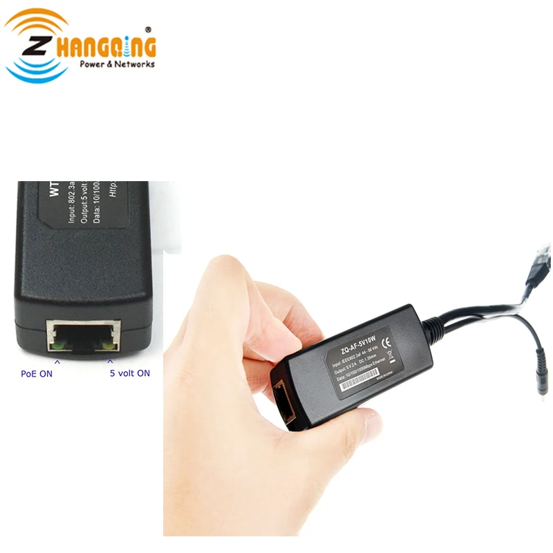 802.3af/at гигабитный 5 в 2 а POE сплиттер для А нет PoE IP камеры Ipad планшета|splitter hdmi ports|camera