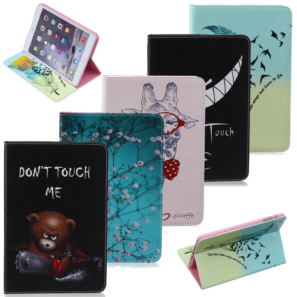 

Case For Apple iPad Mini 1 2 3 Case PU Leather + Soft Silicon Cover For iPad Mini 1 2 3 Case Fashion Printing Pattern Flip Case
