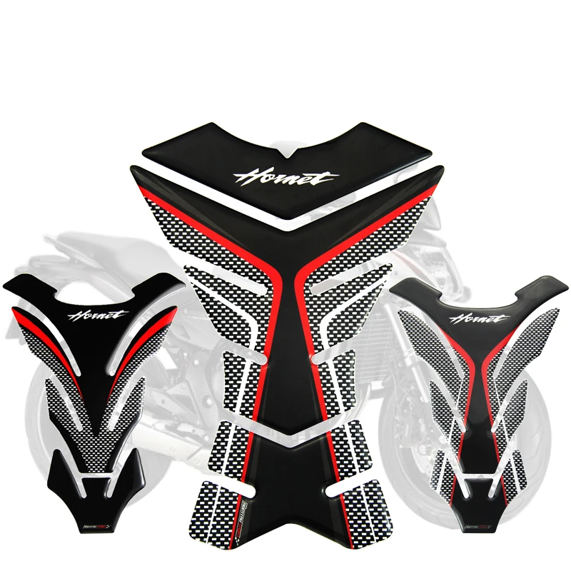 3D Motorcycle Fuel Tank Pad Protector Sticker For Honda Hornet CB600F CB650F CB250 CB1000R | Автомобили и мотоциклы
