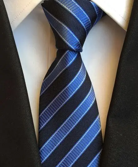 Новые Классические шелковые мужские галстуки на шею Галстуки 8 см клетчатые полосатые галстуки для мужчин деловые роскошные свадебные галстуки Gravatas - Цвет: LUD 21