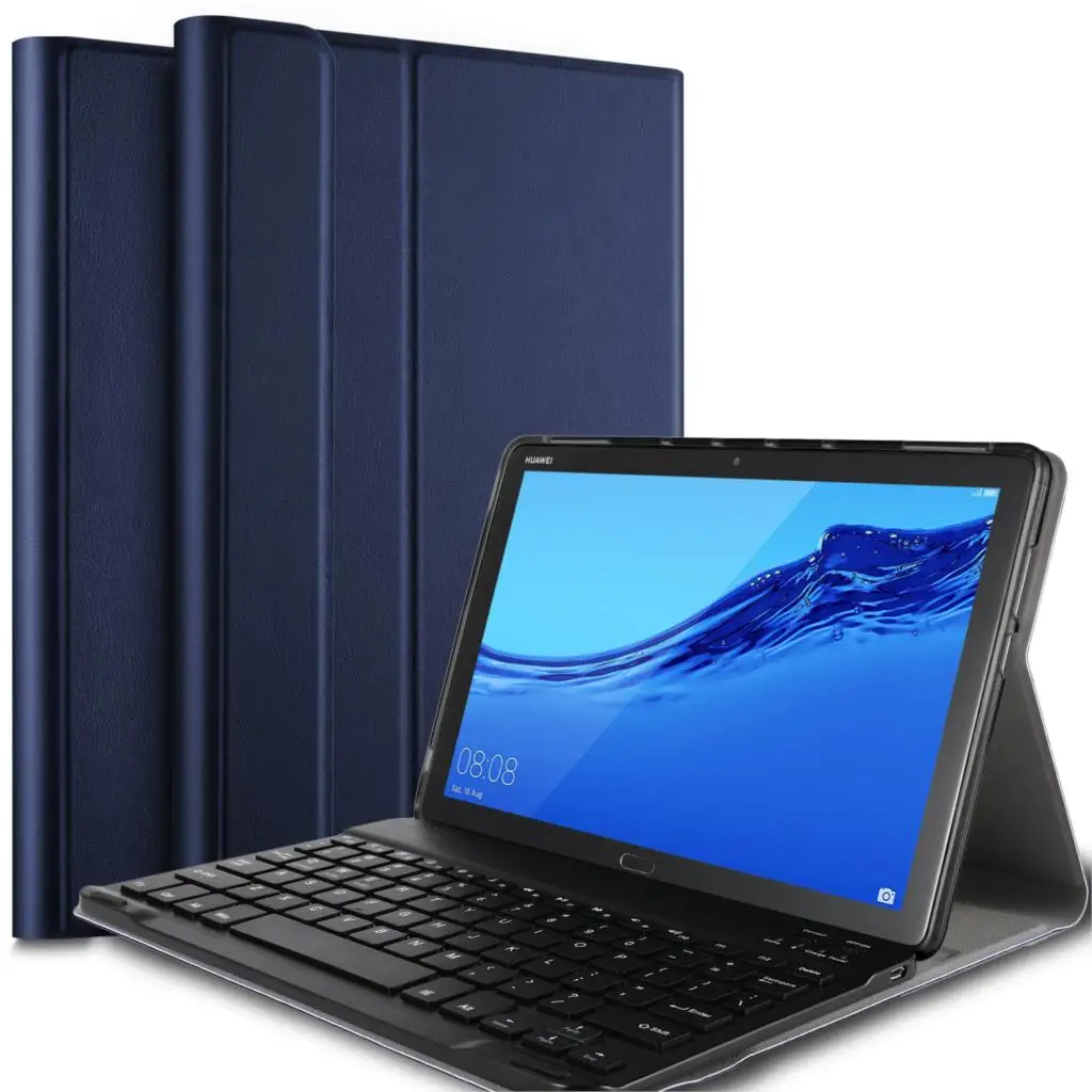 2in1 Чехол для huawei Mediapad M5 Lite 10 Bluetooth клавиатура (Германия версия) кожаный чехол