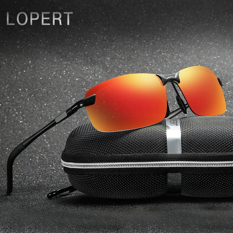 

LOPERT Polarized Pilot Sunglasses Men Women Brand Designer Sun Glasses HD Mirror Driving Glasses Male Eyewear For Men
