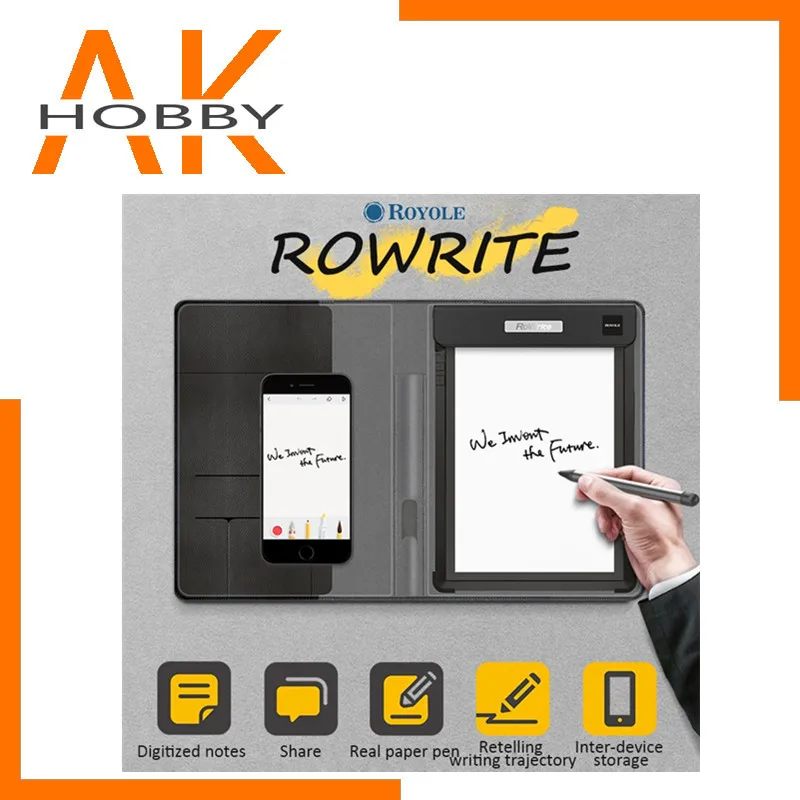 

Royole Rowrite 10inch 2048 Level Pressure Digital Drawing Tablet Paper App Synchronous Display Sensitivity Pen for Meeting