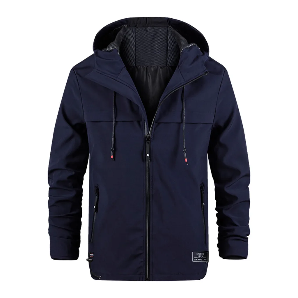 Feitong, мужские зимние куртки в простом стиле, Мужская толстовка на молнии, однотонная куртка, Мужская удобная и мягкая хлопковая теплая куртка# g40