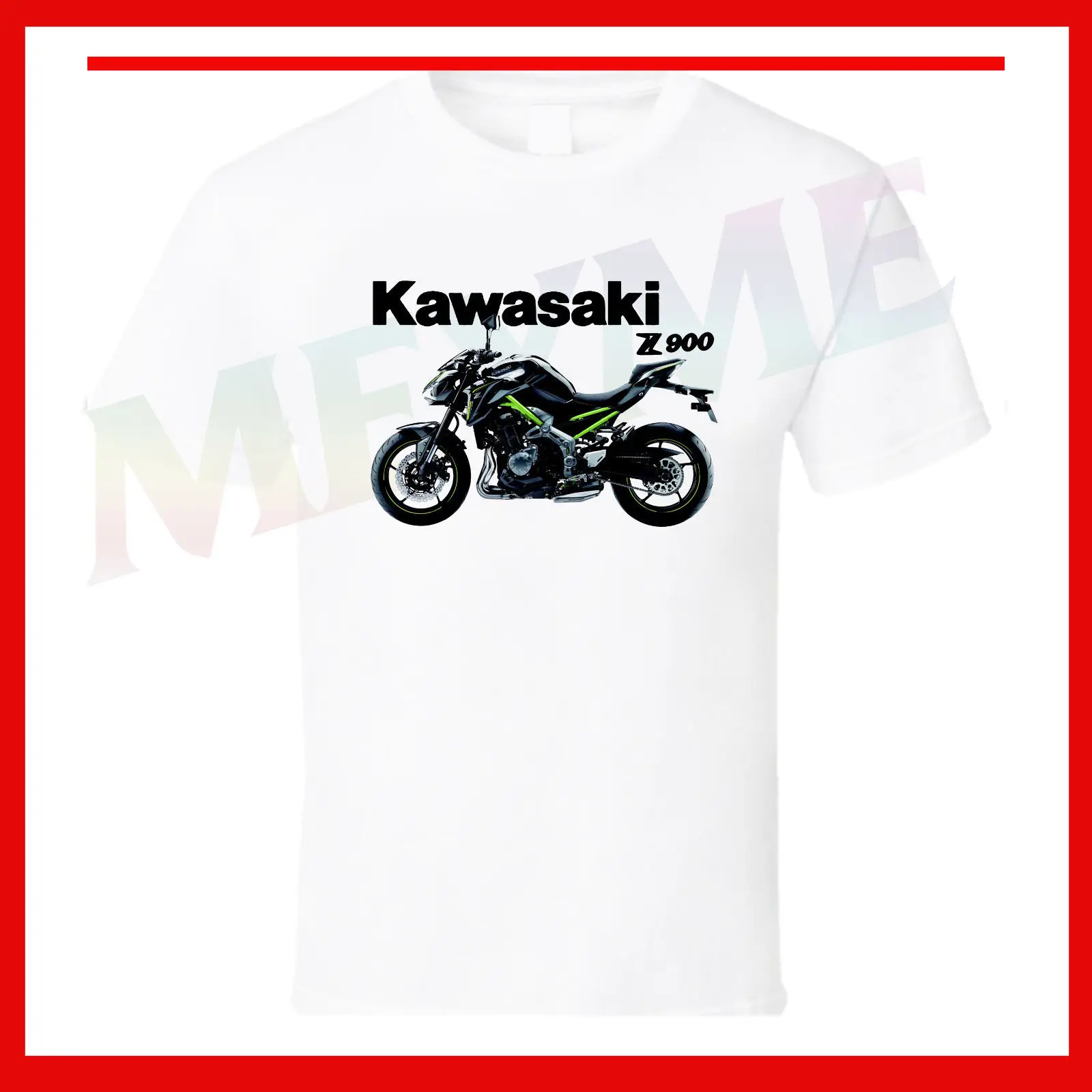 Футболка с принтом Мужская короткая Классическая футболка для японских фанатов мотоциклов Z900 футболка для мотоциклистов Байкерская футболка с круглым вырезом хипстерские футболки - Цвет: white