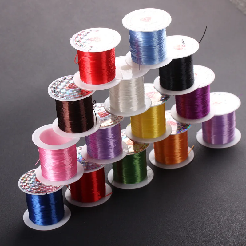1 рулон 10 м Multi Цвета сильный эластичный провод/шнур/String/резьба для DIY Браслеты