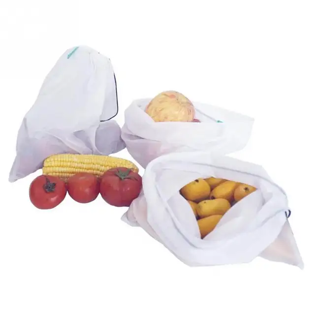 Premium Reusable Mesh Produce Bags Set Of 9 Superior Double Premium Reusable Mesh Produce Bags Set Of 9 Superior Double Sched Strength See