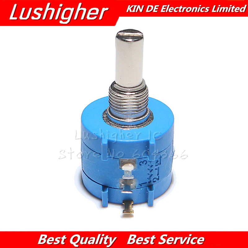 1pcs 3590S 1K 2K 5K 10K 20K 50K 100K Ohm Precision Potentiometer Adjustable Resistor 3590 102 103 502 103 203 503 104
