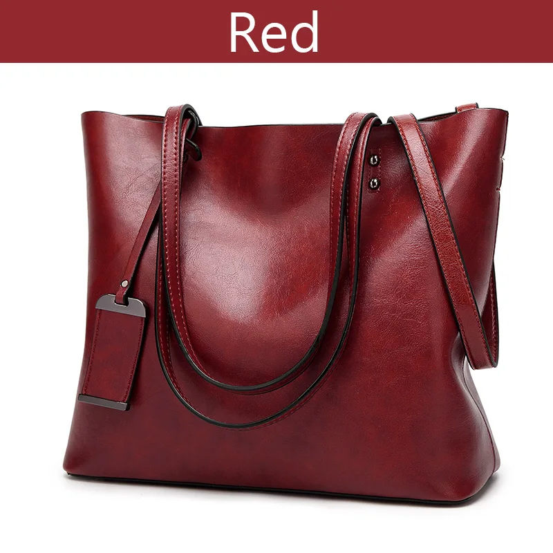 ZMQN 8 цветов сумки для женщин винтажные большие роскошные сумки масло воск кожаная сумка женская сумка через плечо Kabelka - Цвет: Red