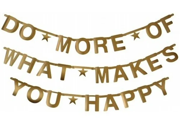 

DIY Customizable Letters&Symbols Banner Gold Banner Decoration Kit Themed Party Banner for Birthday Wedding Showers Photo Props