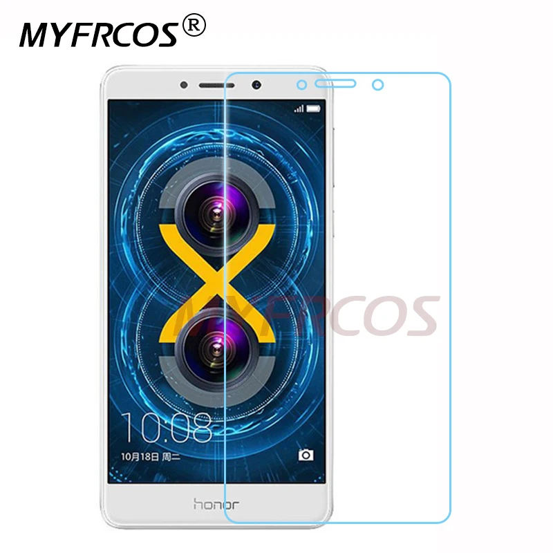 

5pcs For Huawei Honor 6X Tempered Glass For Huawei Honor6X Screen Protector 9H Glass explosion-proof Tempered Hardness Film