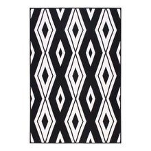 Северная Европа простой ромб черно-белые решетки узор моющиеся Нескользящие короткие волосы ковер для гостиной спальня ковер