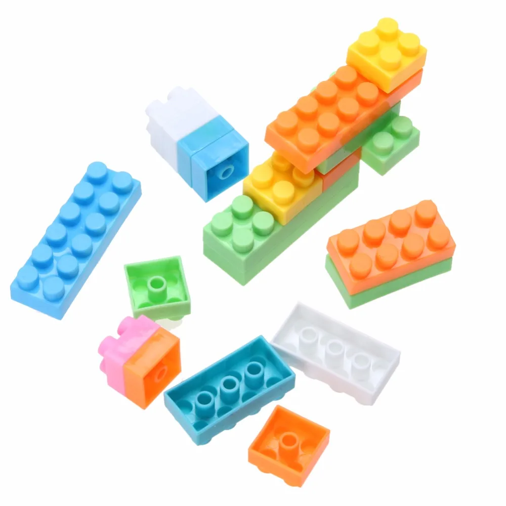 

144Pcs Baby Plastic Intelligence Bricks Educational Building Blocks Toys Handmade DIY Montessori  Early Learning Gifts