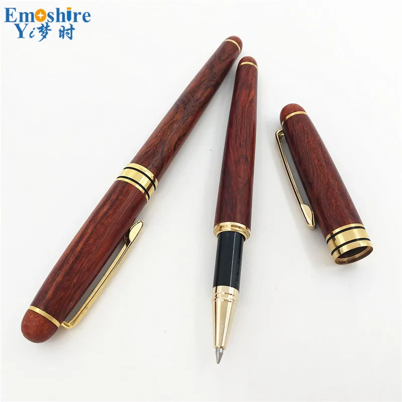 Emoshire Rosewood mahogany signature pen wooden creative gift set business gift pen pen ball pen wholesale (8)