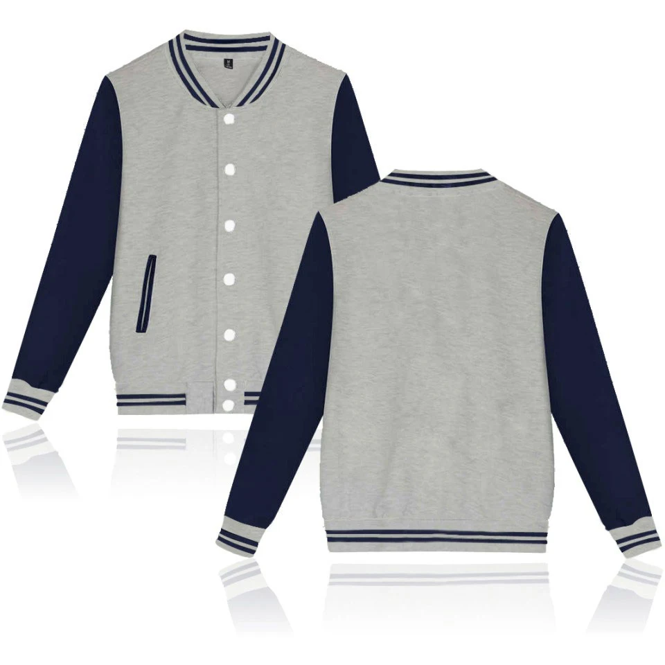 Frdun/бейсбольная куртка однотонного цвета высокого качества с высоким воротником; Повседневная модная плотная куртка на зиму/осень; большие размеры; пальто на заказ