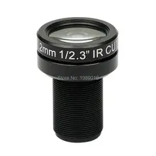4K LENS 7.2MM Lens 1/2.3 Inch 10MP IR 47D HFOV NON Distortion for Gopro DJI Phantom Drones Newly Coming Hot