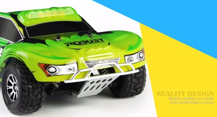 Wltoys A969 Радиоуправляемый гоночный автомобиль 2,4 г 4WD 1/18 50 км/ч, р/у дрейфующая короткие ТРАКА дистанционного Управление 4-х колесный амортизатор для грузовиков