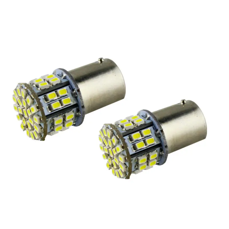 2 шт. Белый 1156 P21W Ba15s 50 1206SMD светодиодный стоп-сигнал заднего света 12 В | Автомобили