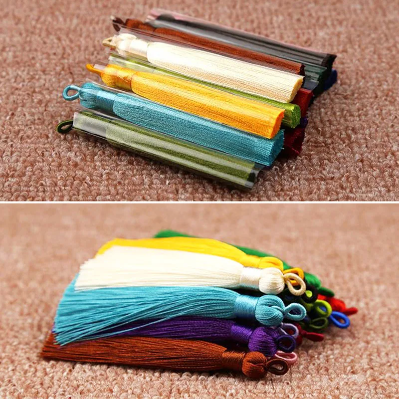 LNRRABC 25 Colors Graceful 2018 New 1PC/1Pair Unique Silk Tassel Jewelry Accessories Hot Sale Unique Handmade Jewelry Findings