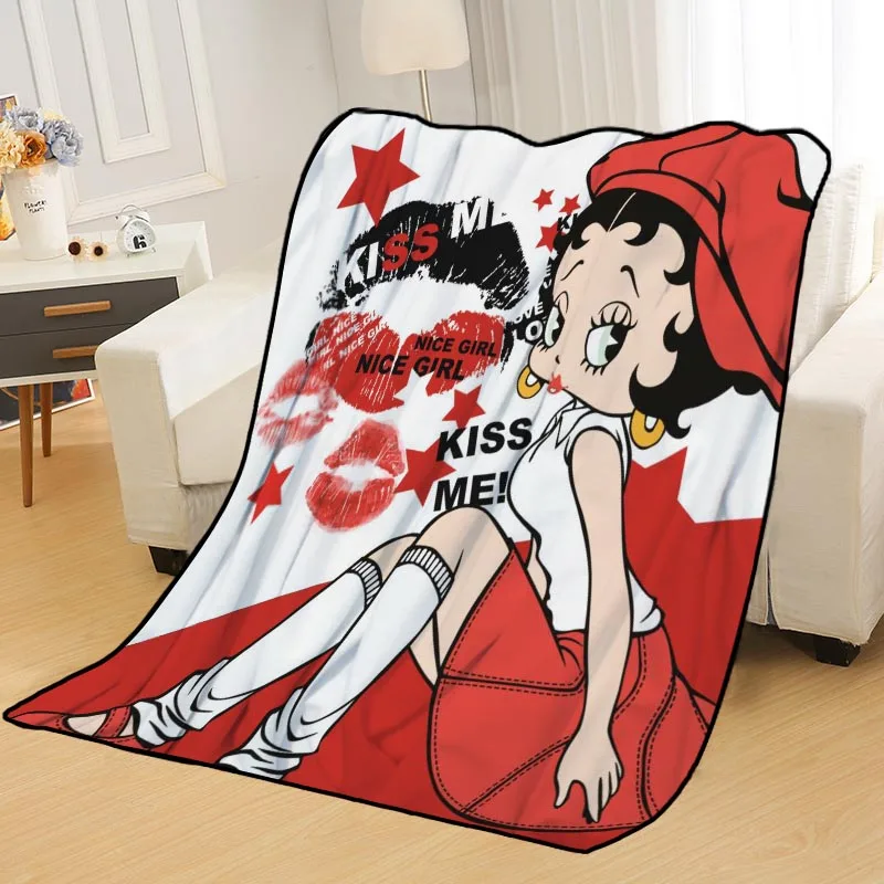 Новое поступление Betty Boop одеяло s печать мягкий сон одеяло на дом/диван/офис портативный дорожный Чехол одеяло